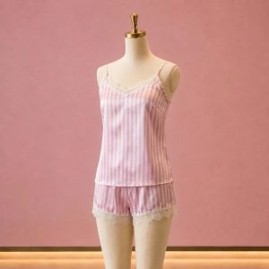 لباس خواب تاپ شورتک ساتن برند ritamode