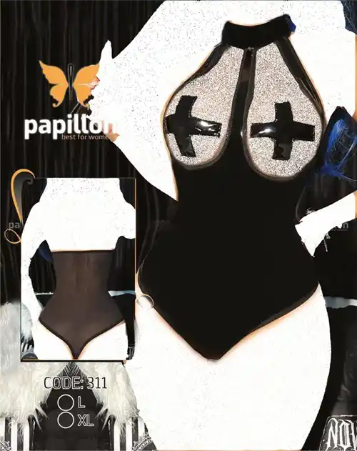 بادی فانتزی لاتکس برند Papillon 020