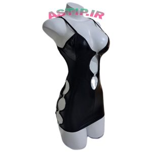 پیراهن فانتزی چرم یکسره پیراهن زنانه لاتکس برند ویتاریتا کد: 824 کیفیت عالی رنگ:مطابق عکس سایز:L.XL