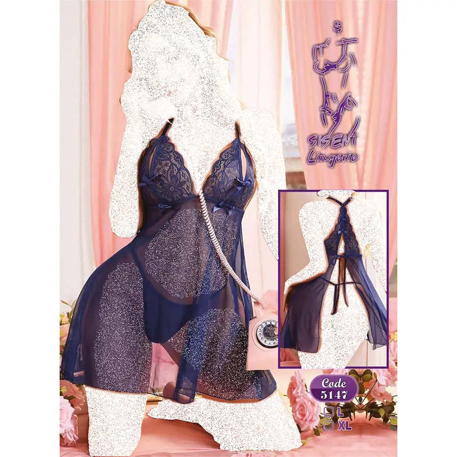 لباس خواب عروسکی گیپوری پشت باز
