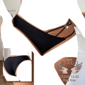 شورت فانتزی زنانه برند VIRGO رنگ مشکی سایز فری ۳۸ تا ۴۲