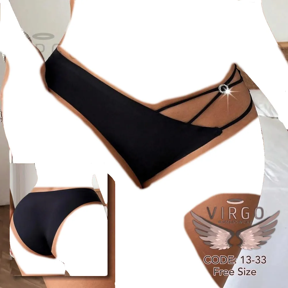 شورت فانتزی زنانه برند VIRGO رنگ مشکی فری سایز
